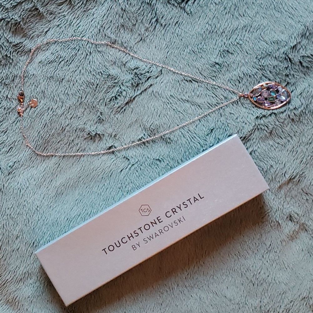 Touchstone Crystal Let It Slide Necklace